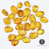 Cognac Amber Crystal Cut Stone